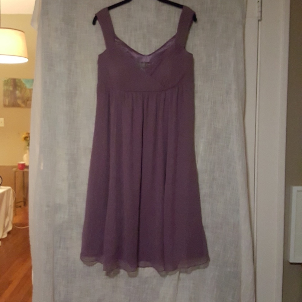 Jenny Yoo dress 100% silk lavender dress size 6